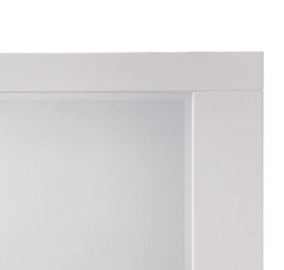 Naima II White High Gloss Finish Mirror - 1st Choice Furniture Direct