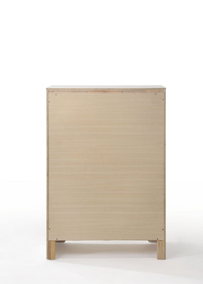 Naima White Finish Chest - 1st Choice Furniture Direct