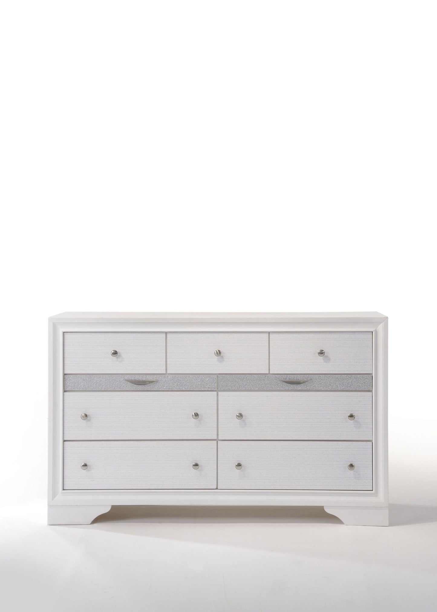 Naima White Finish Dresser - 1st Choice Furniture Direct