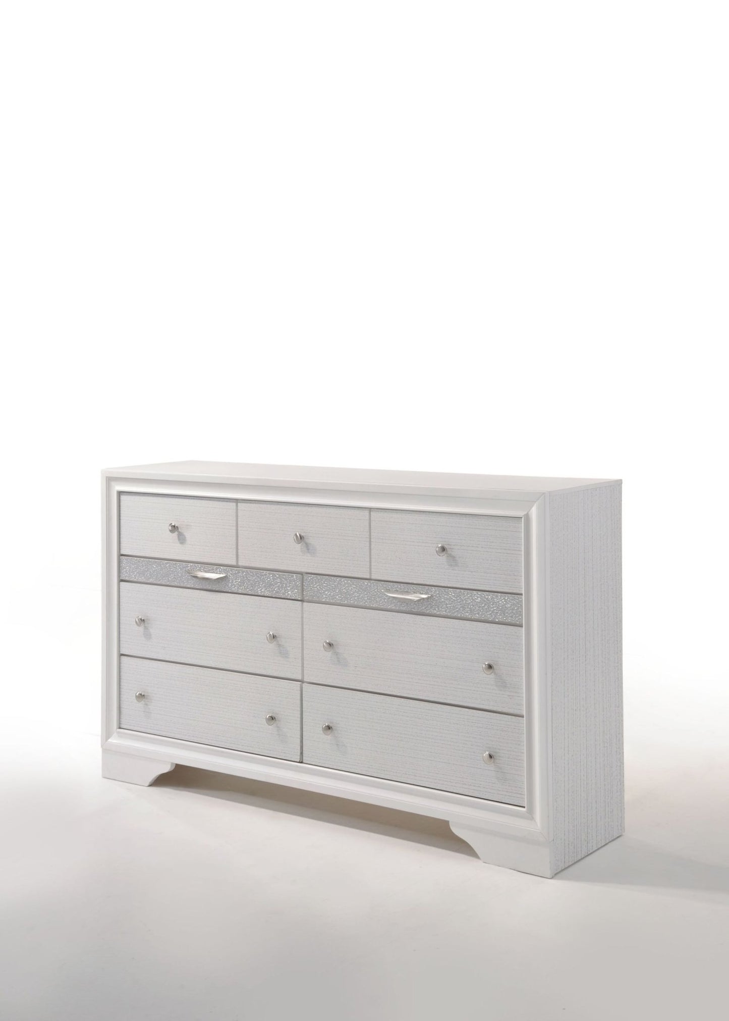 Naima White Finish Dresser - 1st Choice Furniture Direct