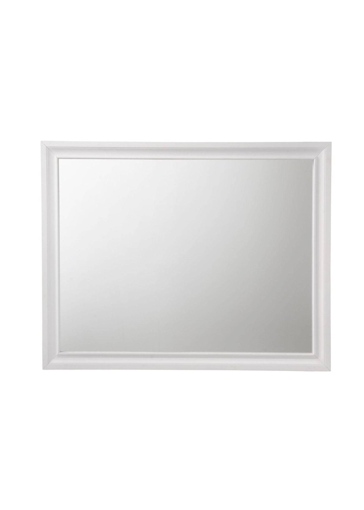 Naima White Finish Mirror - 1st Choice Furniture Direct