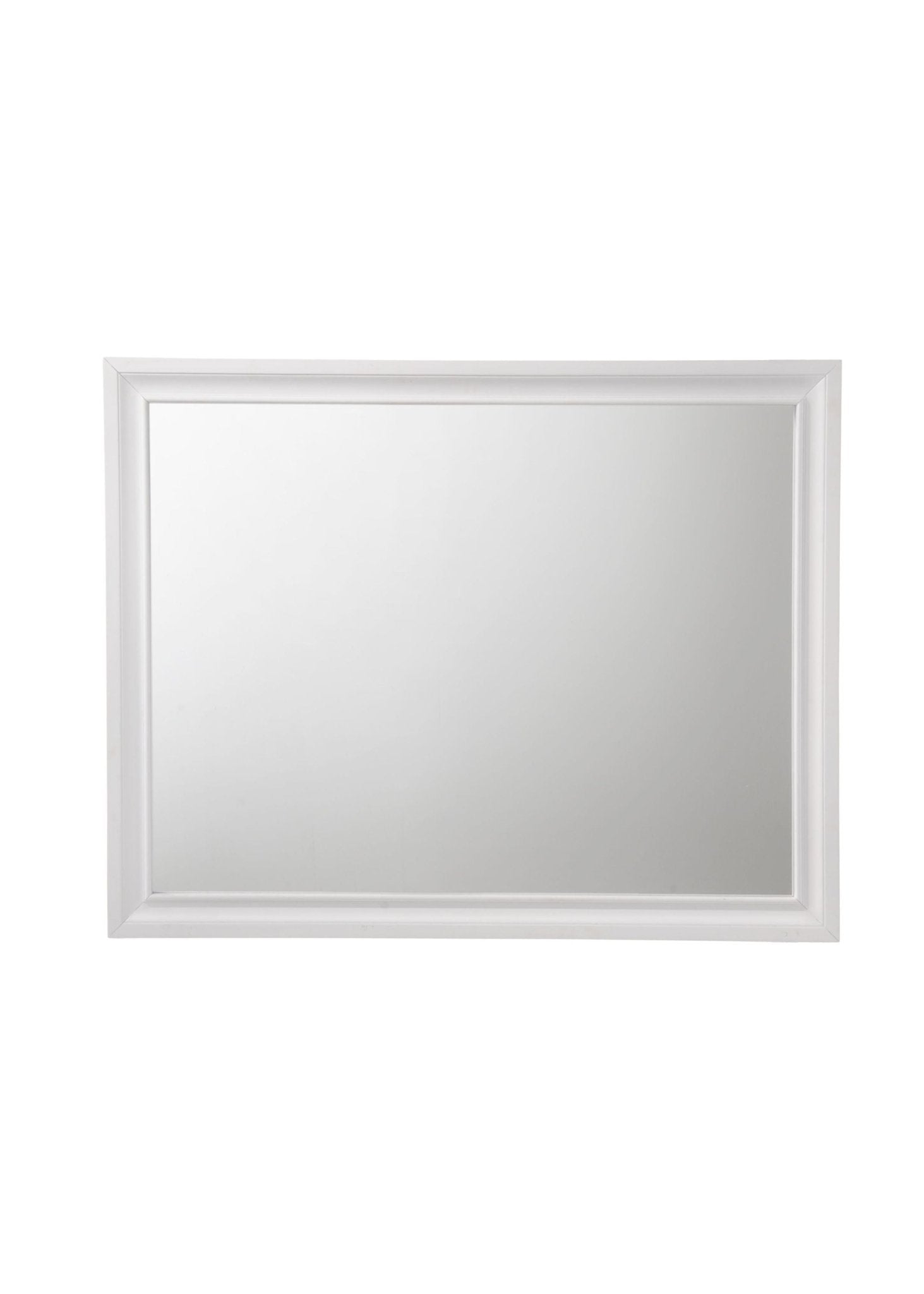 Naima White Finish Mirror - 1st Choice Furniture Direct