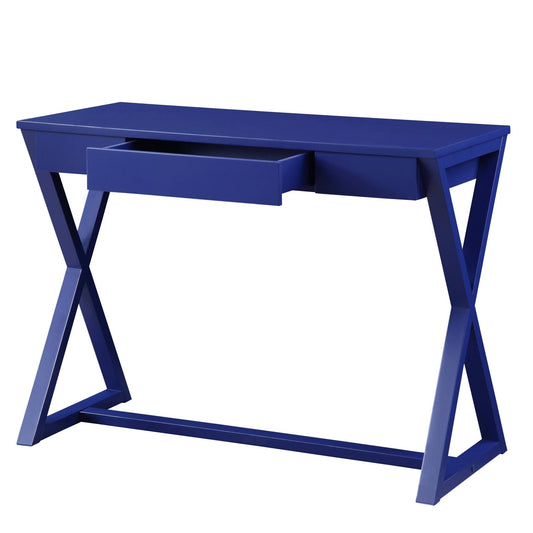 Nalo Twilight Blue Finish Writing Desk - 1st Choice Furniture Direct