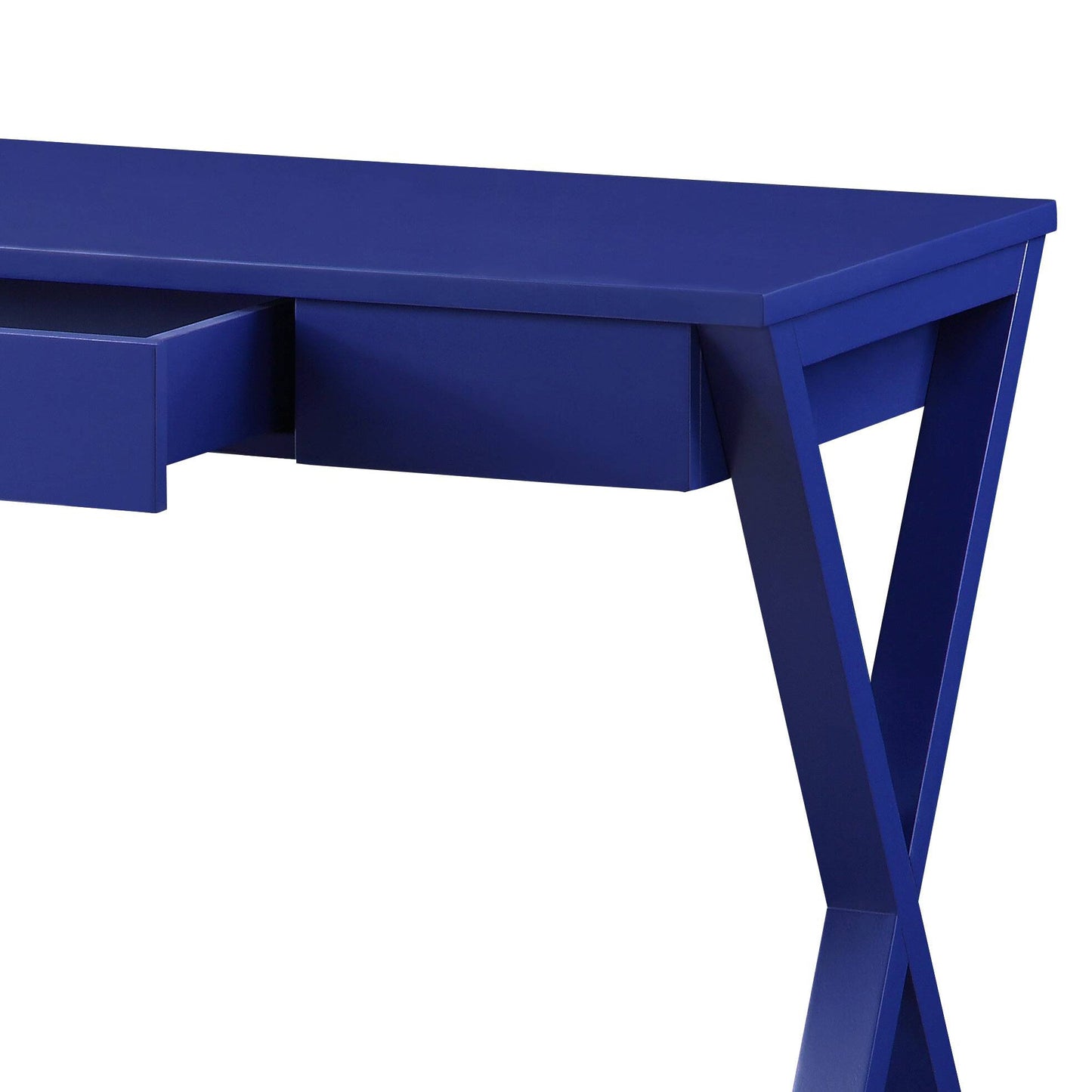 Nalo Twilight Blue Finish Writing Desk - 1st Choice Furniture Direct