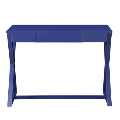Nalo Twilight Blue Finish Writing Desk - 1st Choice Furniture Direct