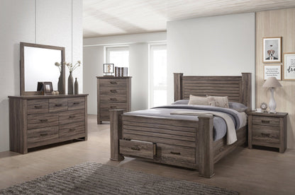 Natural Finish Striking Wooden Nightstand Bedside Table 2x Drawers Storage bedroom Furniture - 1st Choice Furniture Direct