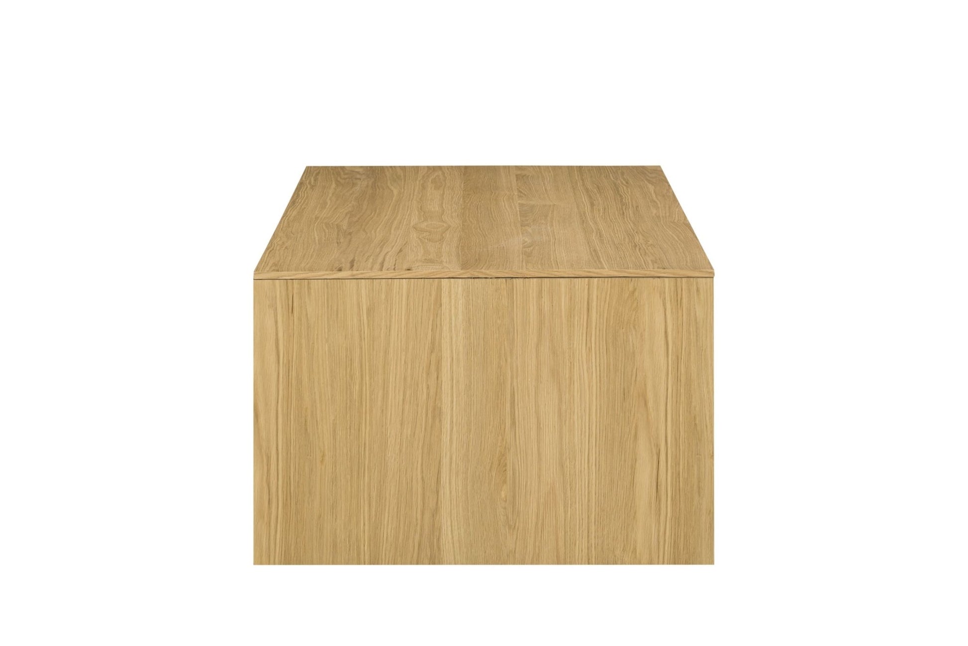 Natural Oak Coffee Table with Thick Wood Top - 1st Choice Furniture Direct
