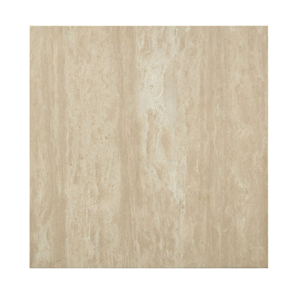 Natural Travertine Square Coffee Table | Beige Stone Coffee Table - 1st Choice Furniture Direct