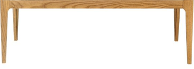 Natural Wood Coffee Table with Frosted Tempered Glass Top - 1st Choice Furniture Direct