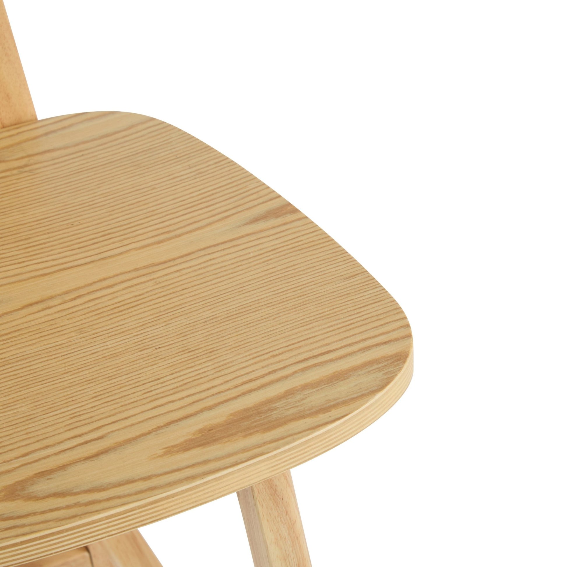Natural Wood & Rattan Bar Stools Set of 2 | Modern Coastal Counter Chairs with Woven Back - 1st Choice Furniture Direct
