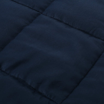 Navy Blue Cotton Weighted Blanket 60 x 80 - 1st Choice Furniture Direct