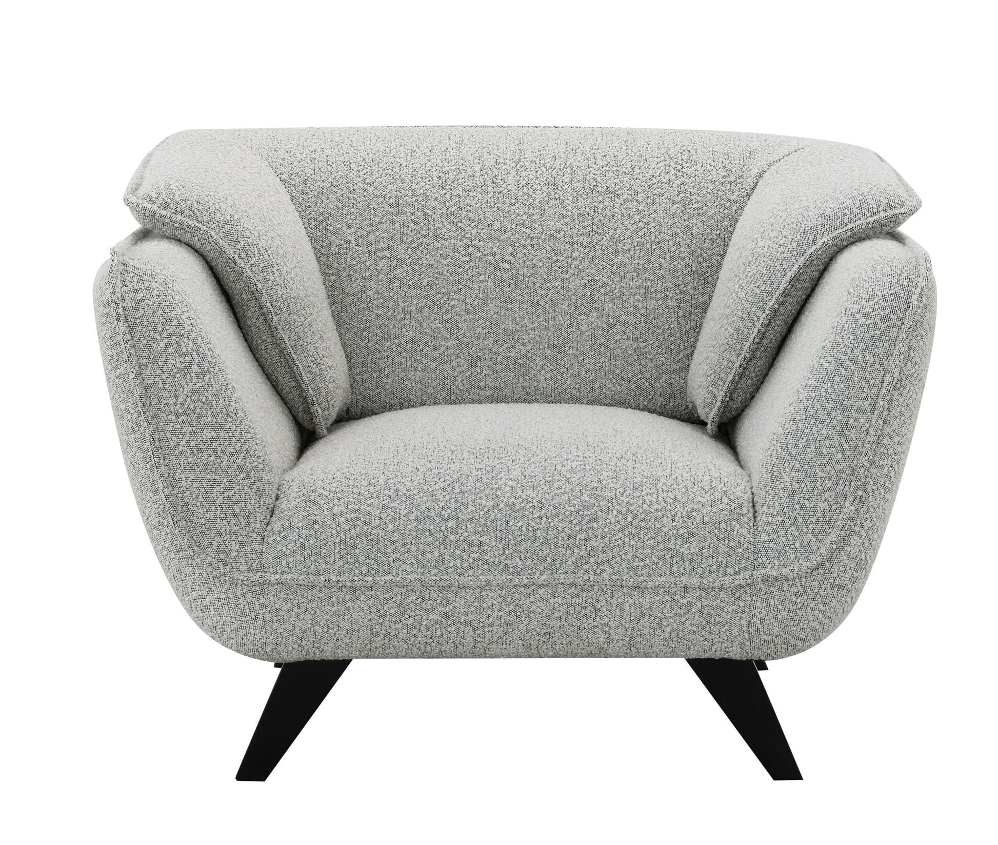 Nayeli Light Gray Boucle Chair - 1st Choice Furniture Direct
