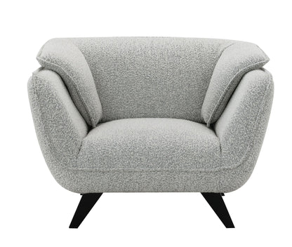 Nayeli Light Gray Boucle Chair - 1st Choice Furniture Direct