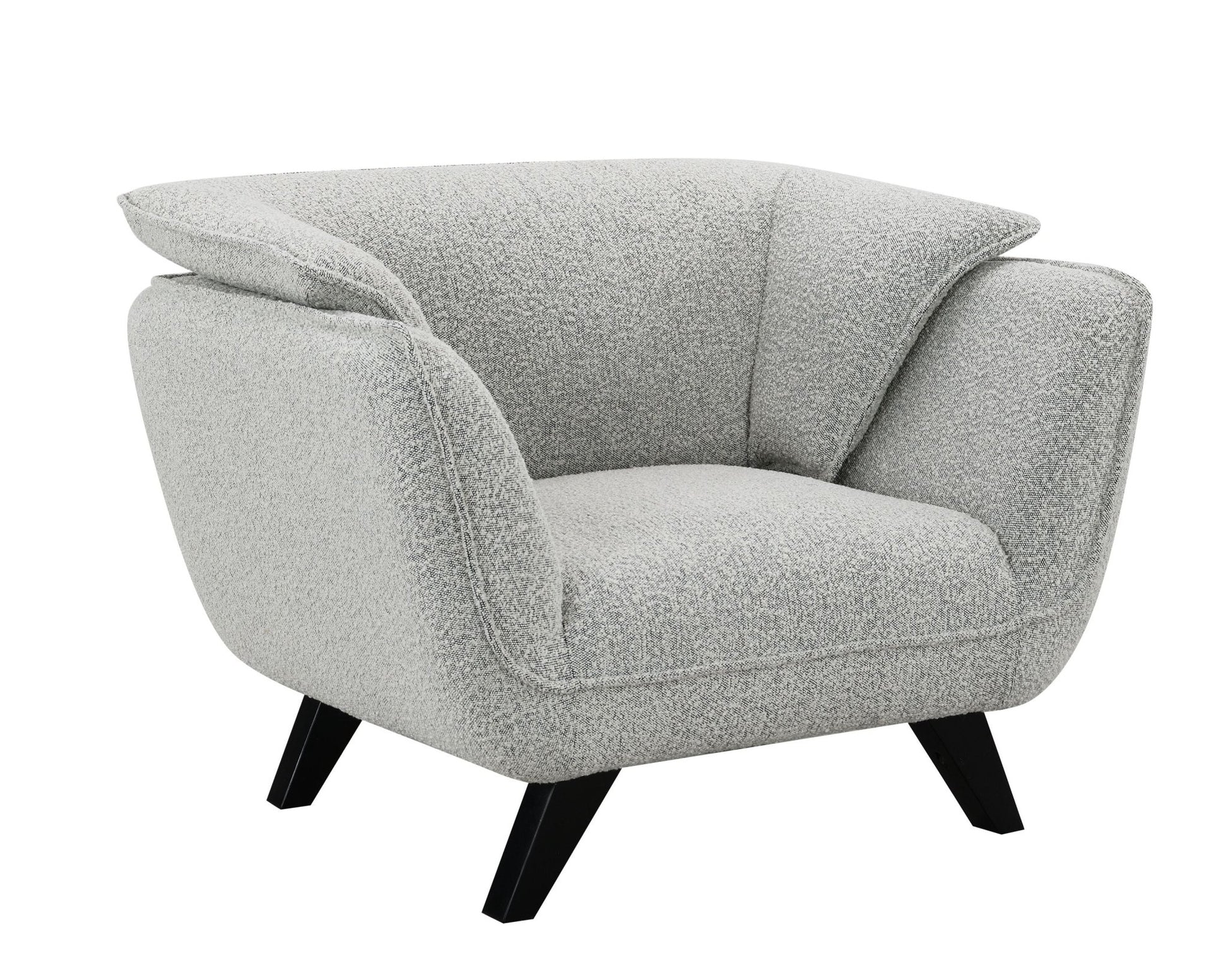 Nayeli Light Gray Boucle Chair - 1st Choice Furniture Direct