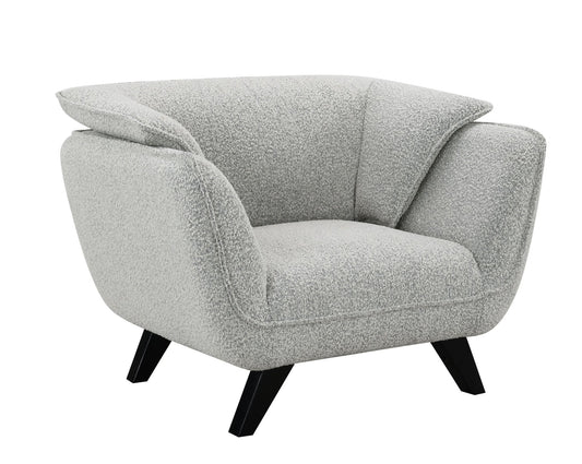 Nayeli Light Gray Boucle Chair - 1st Choice Furniture Direct