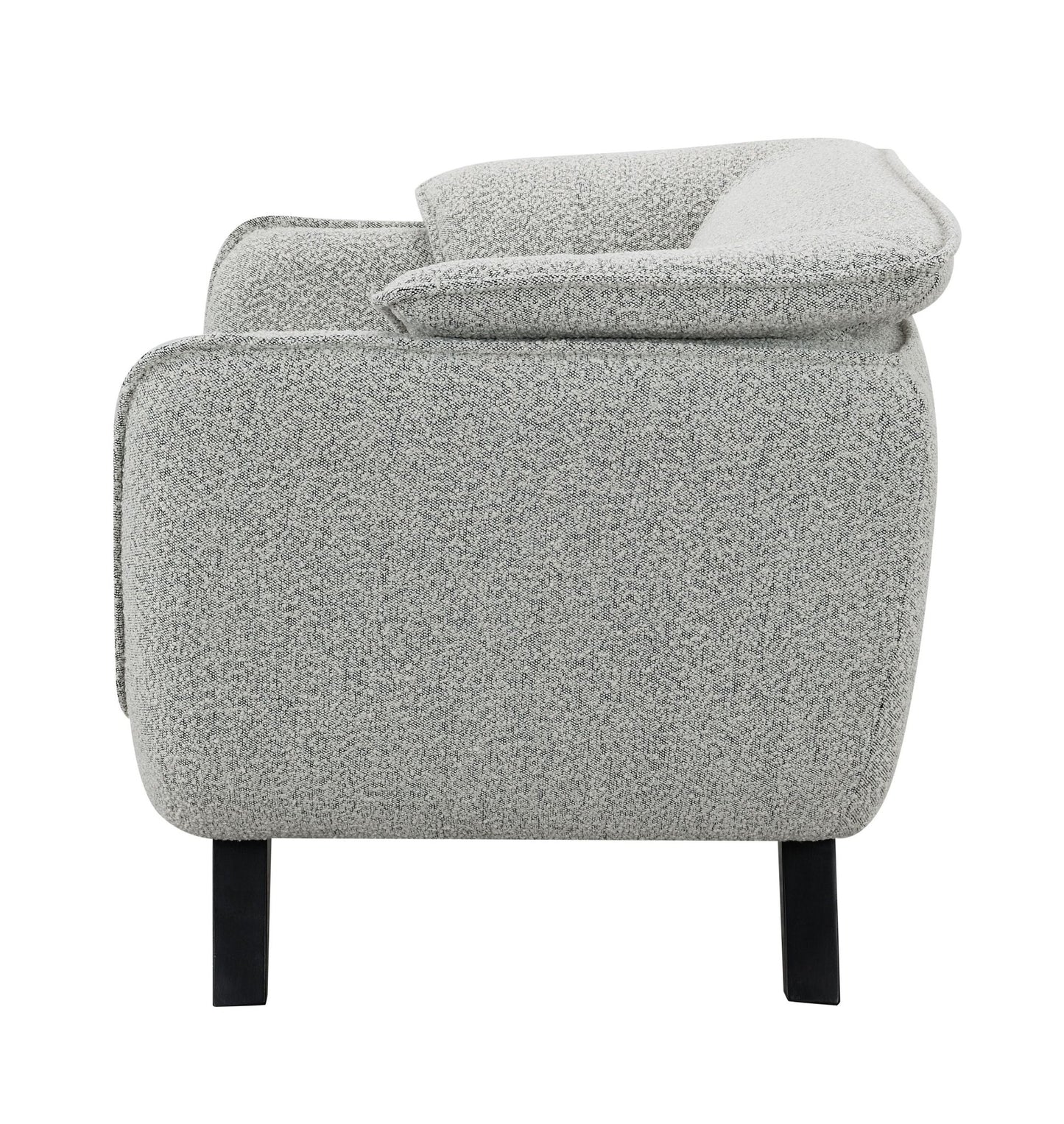 Nayeli Light Gray Boucle Chair - 1st Choice Furniture Direct