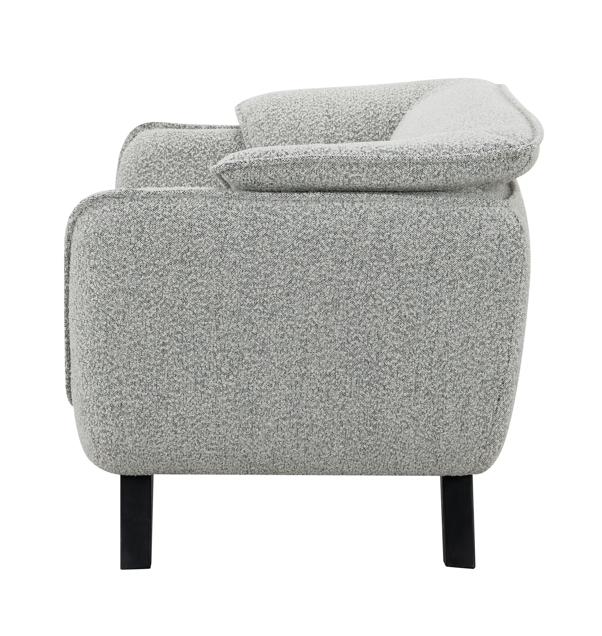Nayeli Light Gray Boucle Chair - 1st Choice Furniture Direct