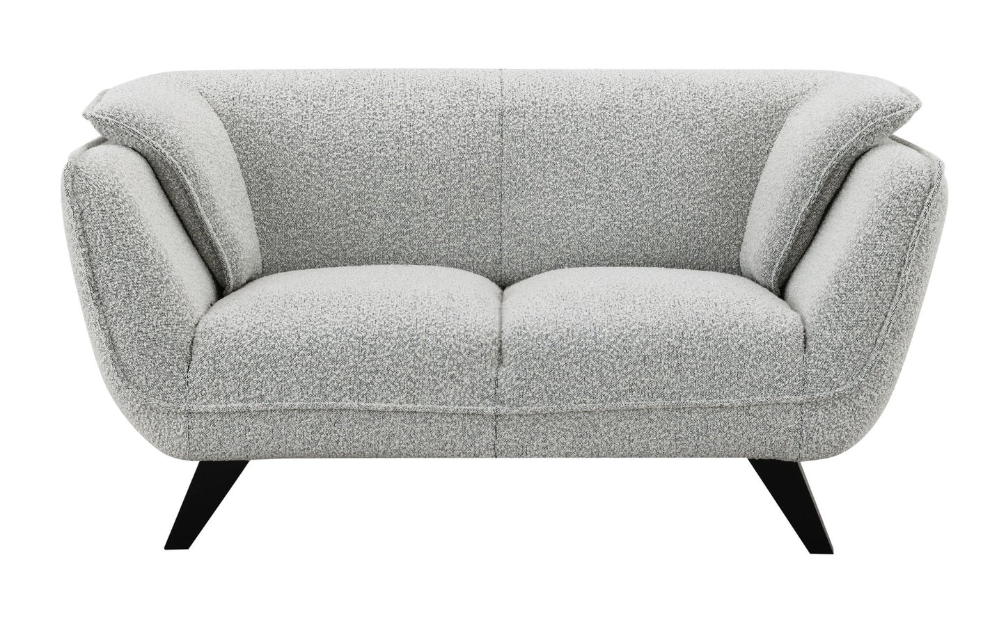Nayeli Light Gray Boucle Loveseat - 1st Choice Furniture Direct