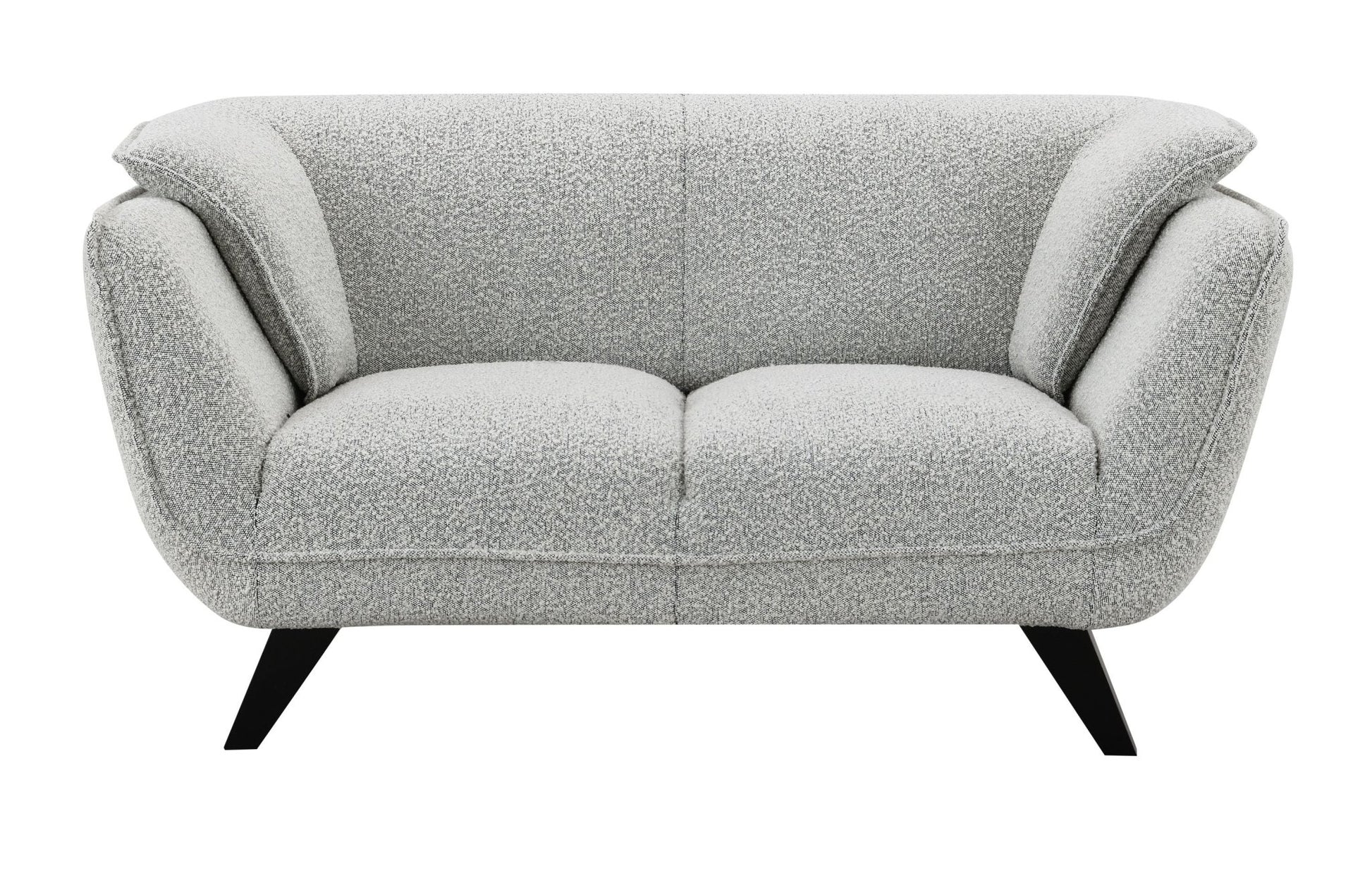 Nayeli Light Gray Boucle Loveseat - 1st Choice Furniture Direct