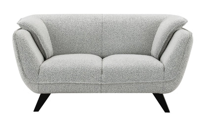 Nayeli Light Gray Boucle Loveseat - 1st Choice Furniture Direct