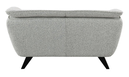 Nayeli Light Gray Boucle Loveseat - 1st Choice Furniture Direct