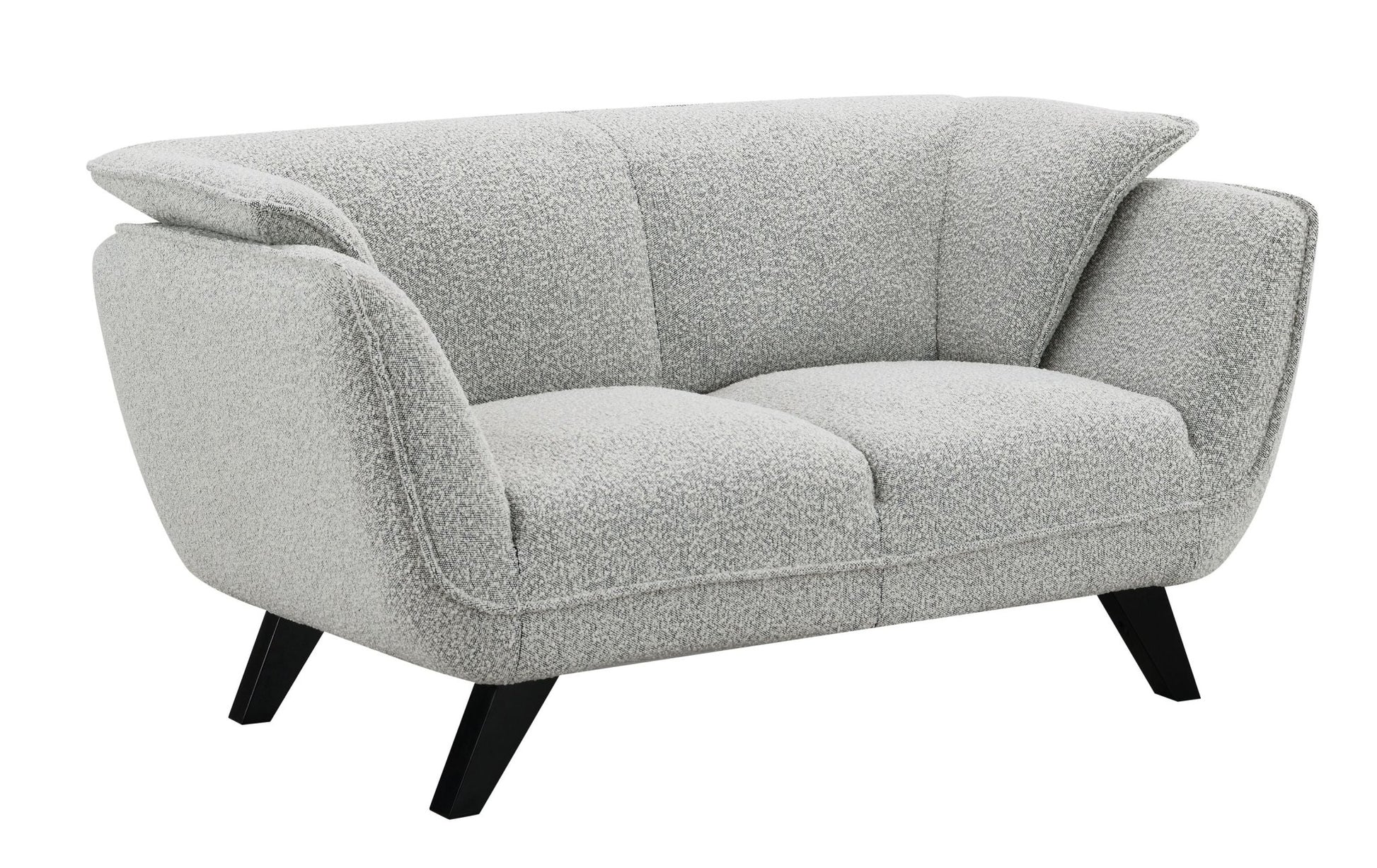 Nayeli Light Gray Boucle Loveseat - 1st Choice Furniture Direct