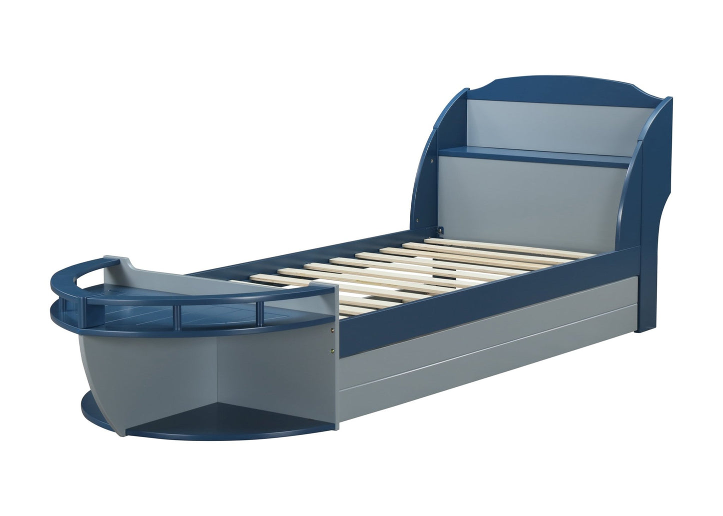 Neptune II Gray Finish Trundle (Twin) (Not a Bed, Trundle Only) - 1st Choice Furniture Direct