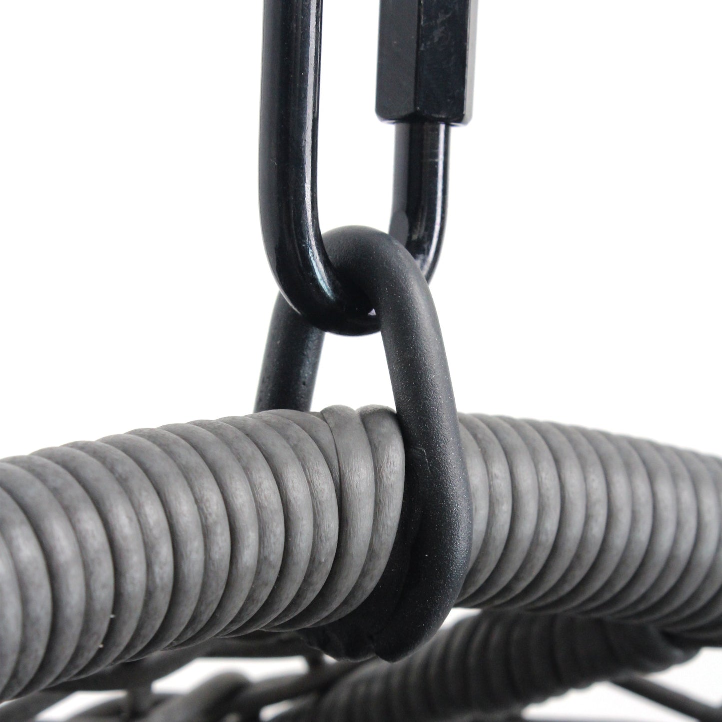 New Comming Outdoor Indoor PE wicker Swing Egg Chair Gray Color - 1st Choice Furniture Direct