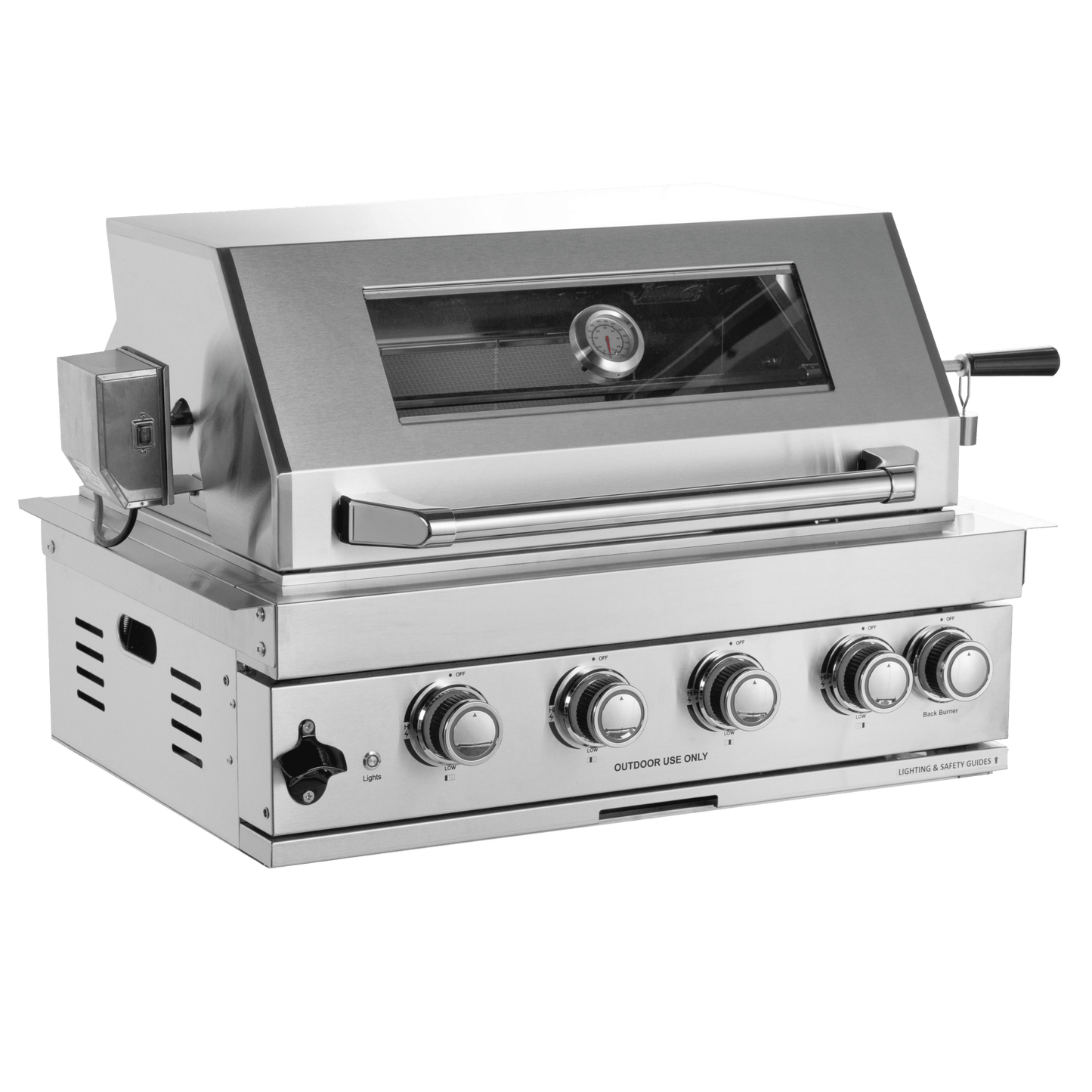 NL - 4B02 - W Four Burner Gas Grill , 48000 BTU Stainless Steel Build In Grill - 1st Choice Furniture Direct
