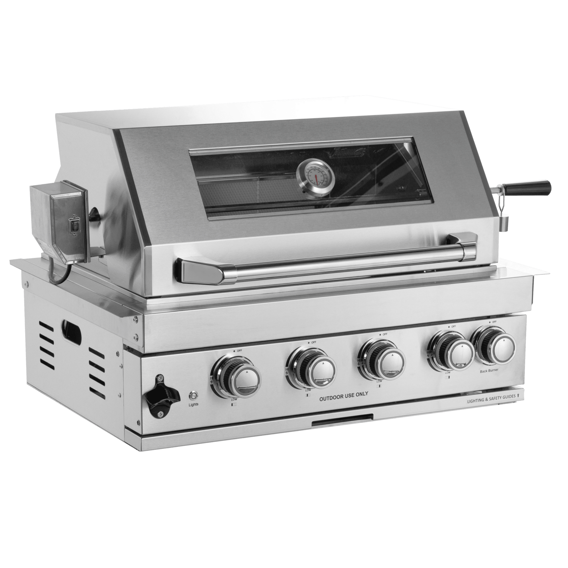 NL - 4B02 - W Four Burner Gas Grill , 48000 BTU Stainless Steel Build In Grill - 1st Choice Furniture Direct
