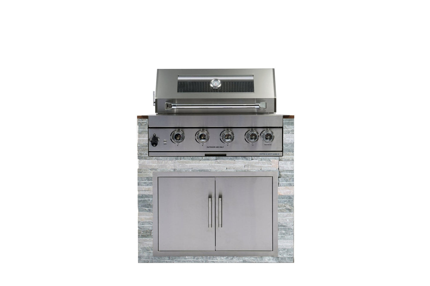 NL - 4B02 - W Four Burner Gas Grill , 48000 BTU Stainless Steel Build In Grill - 1st Choice Furniture Direct