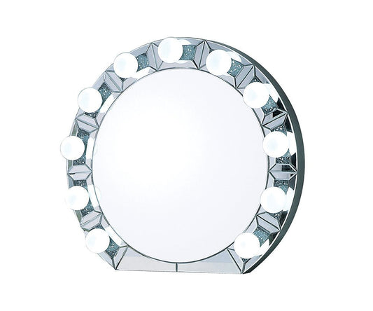 Noralie Mirrored & Faux Diamonds Accent Mirror (Assembled) - 1st Choice Furniture Direct