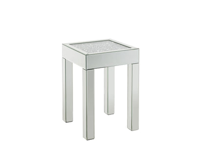 Noralie Mirrored & Faux Diamonds End Table - 1st Choice Furniture Direct