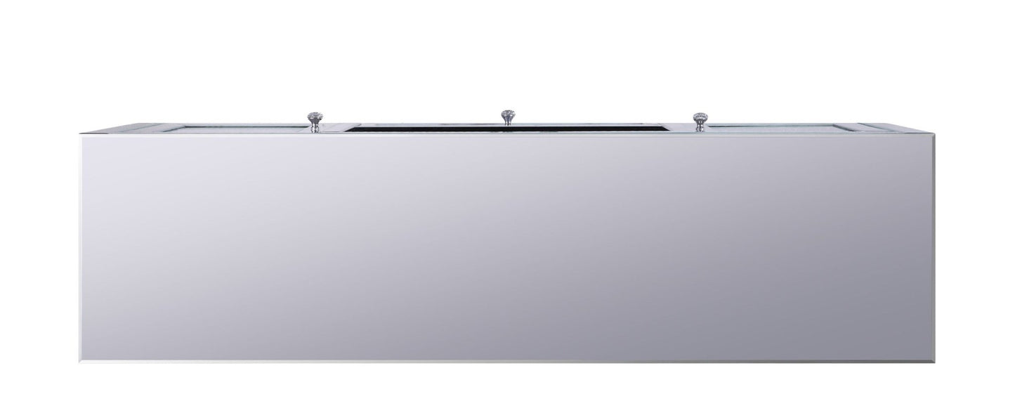 Noralie Mirrored & Faux Diamonds TV Stand (Assembled) - 1st Choice Furniture Direct
