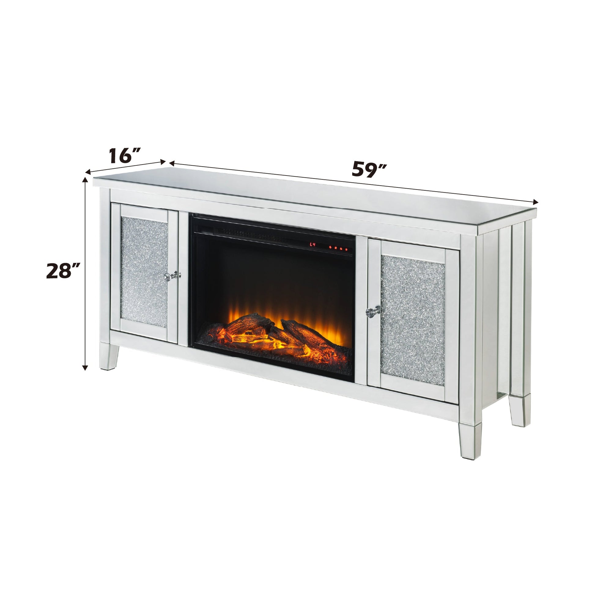 Noralie Tv Stand W/Fireplace - 1st Choice Furniture Direct