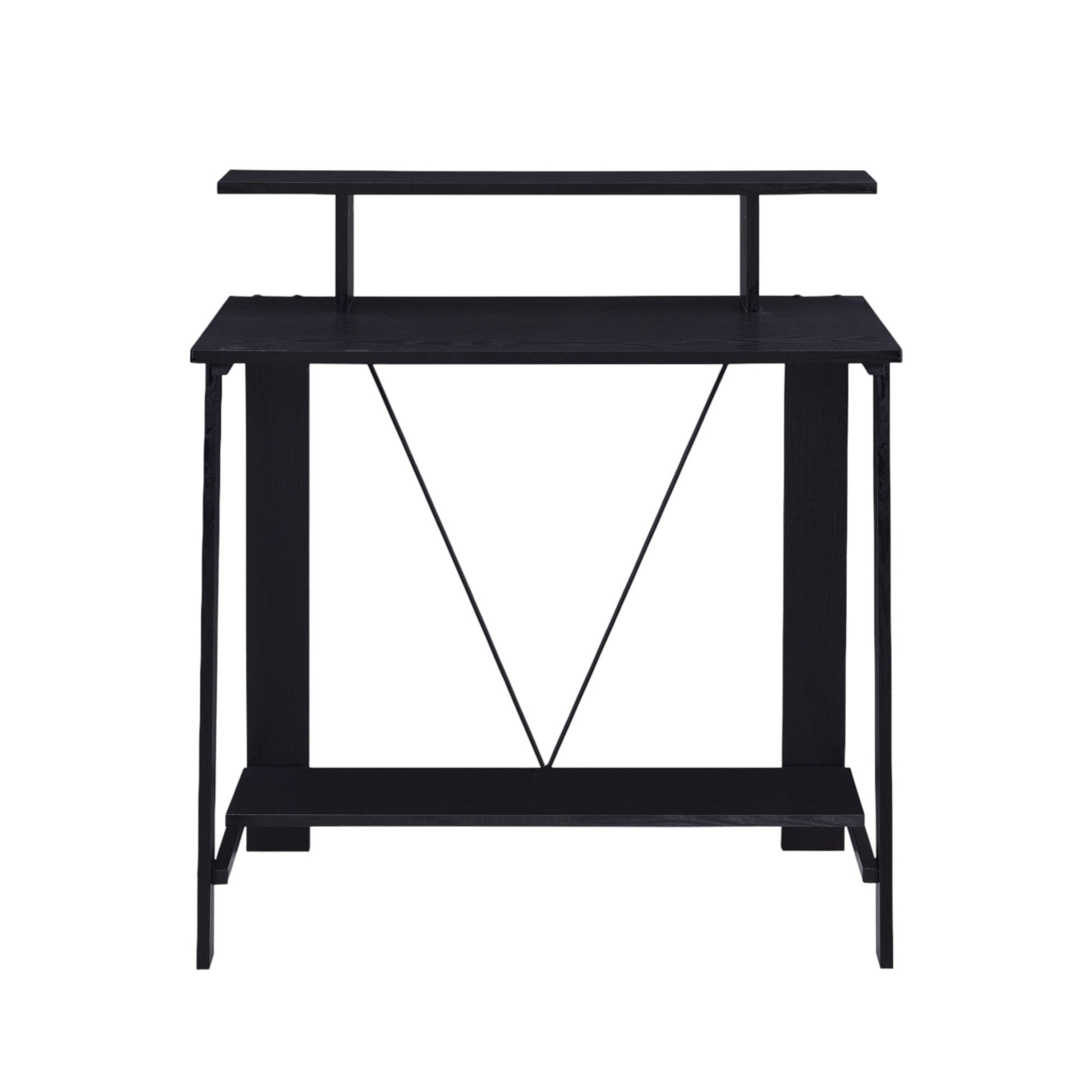 Nypho Black Finish Writing Desk - 1st Choice Furniture Direct