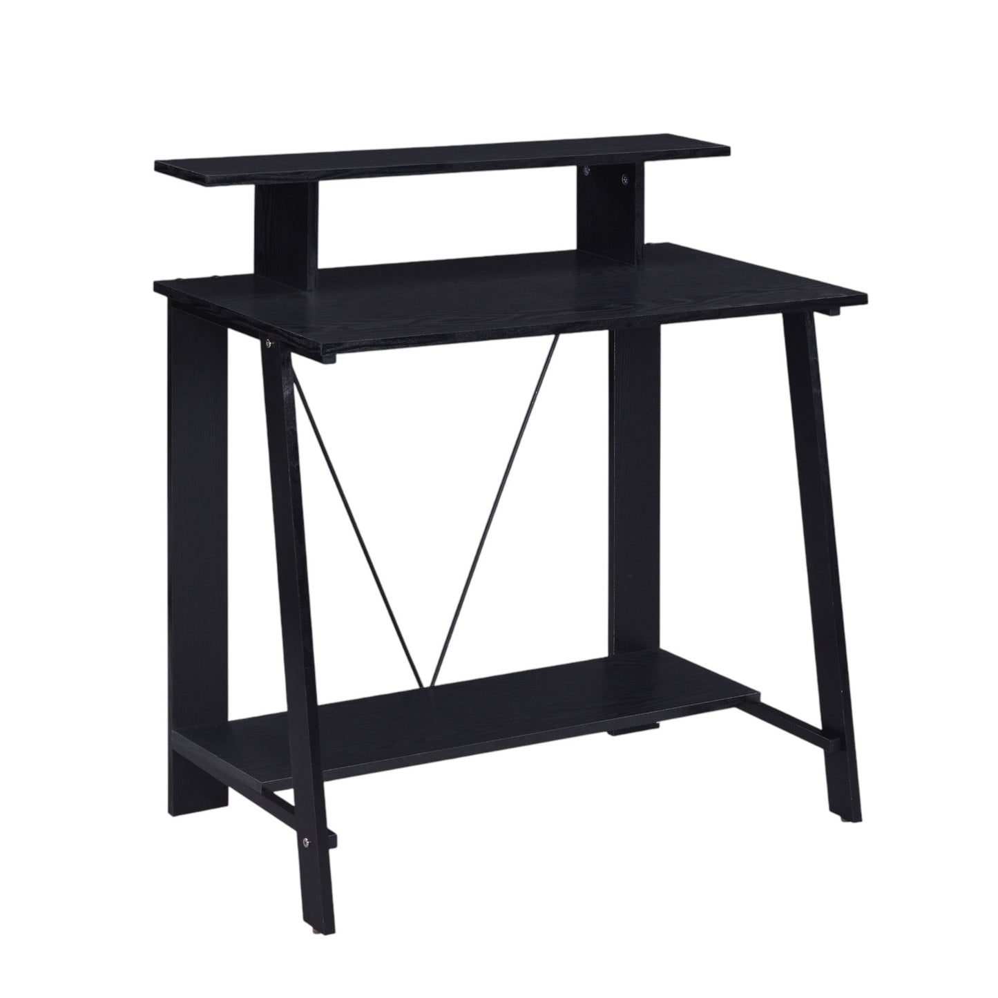 Nypho Black Finish Writing Desk - 1st Choice Furniture Direct