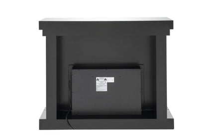 Nysa Mirrored & Faux Crystals Fireplace - 1st Choice Furniture Direct