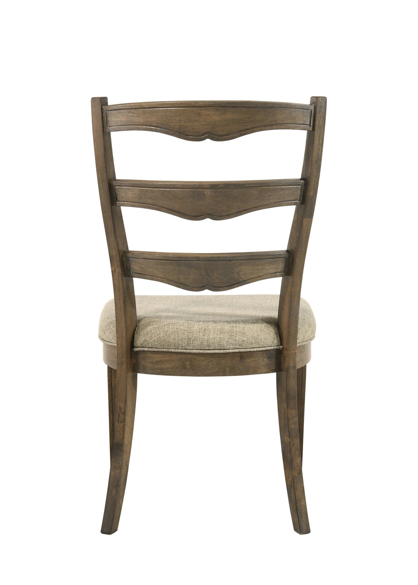 Oak Dining Chair with Upholstered Seat and Fluted Wood Details - 1st Choice Furniture Direct