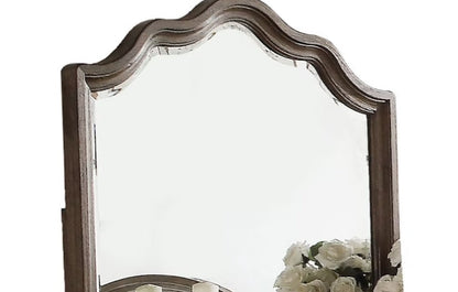 Oak Framed Beveled Wall Mirror - 1st Choice Furniture Direct