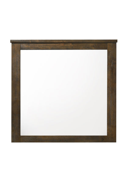 Oak Framed Wall Mirror | Modern Decorative Accent Mirror - 1st Choice Furniture Direct