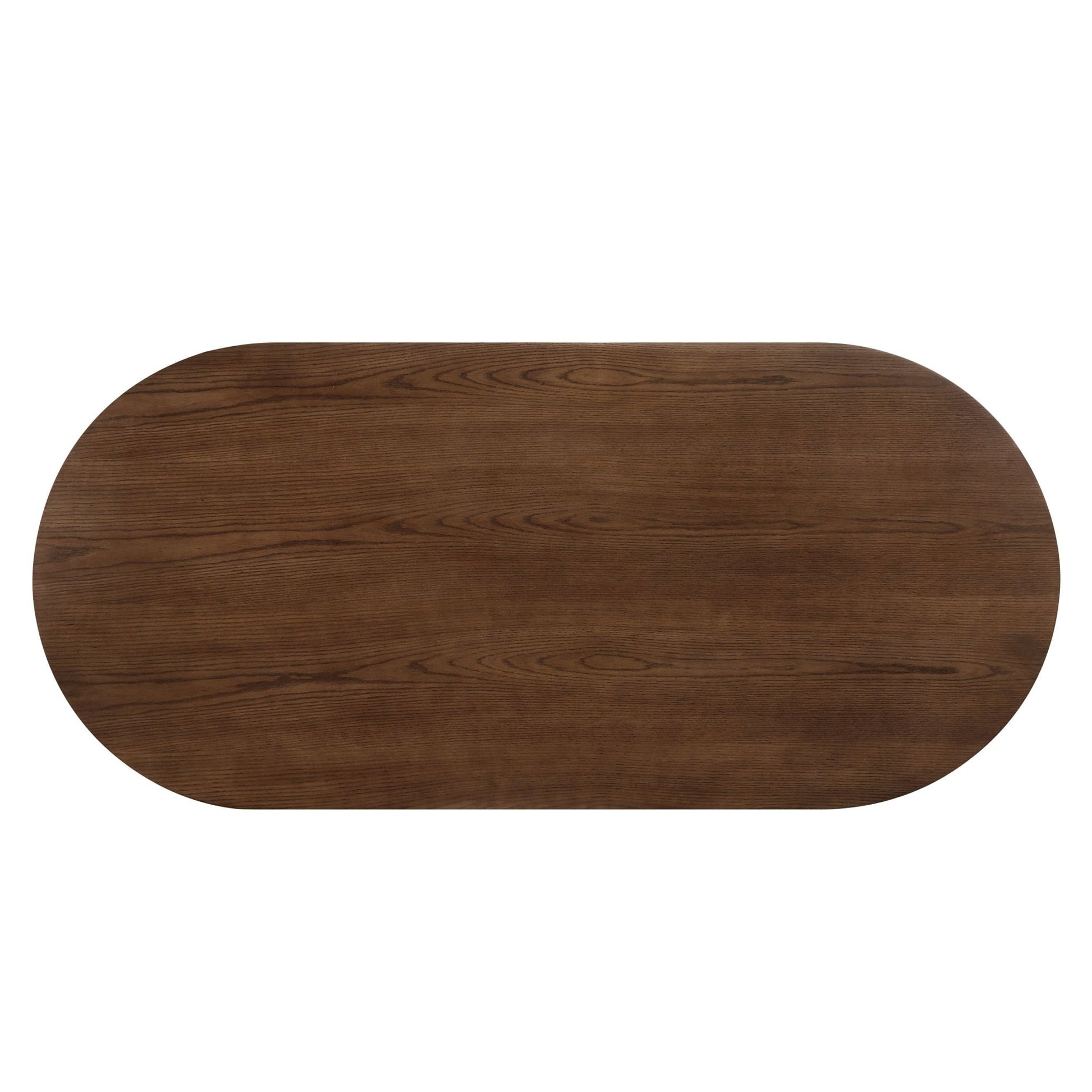 Oak Oval Dining Table with Thick Wood Top - 1st Choice Furniture Direct
