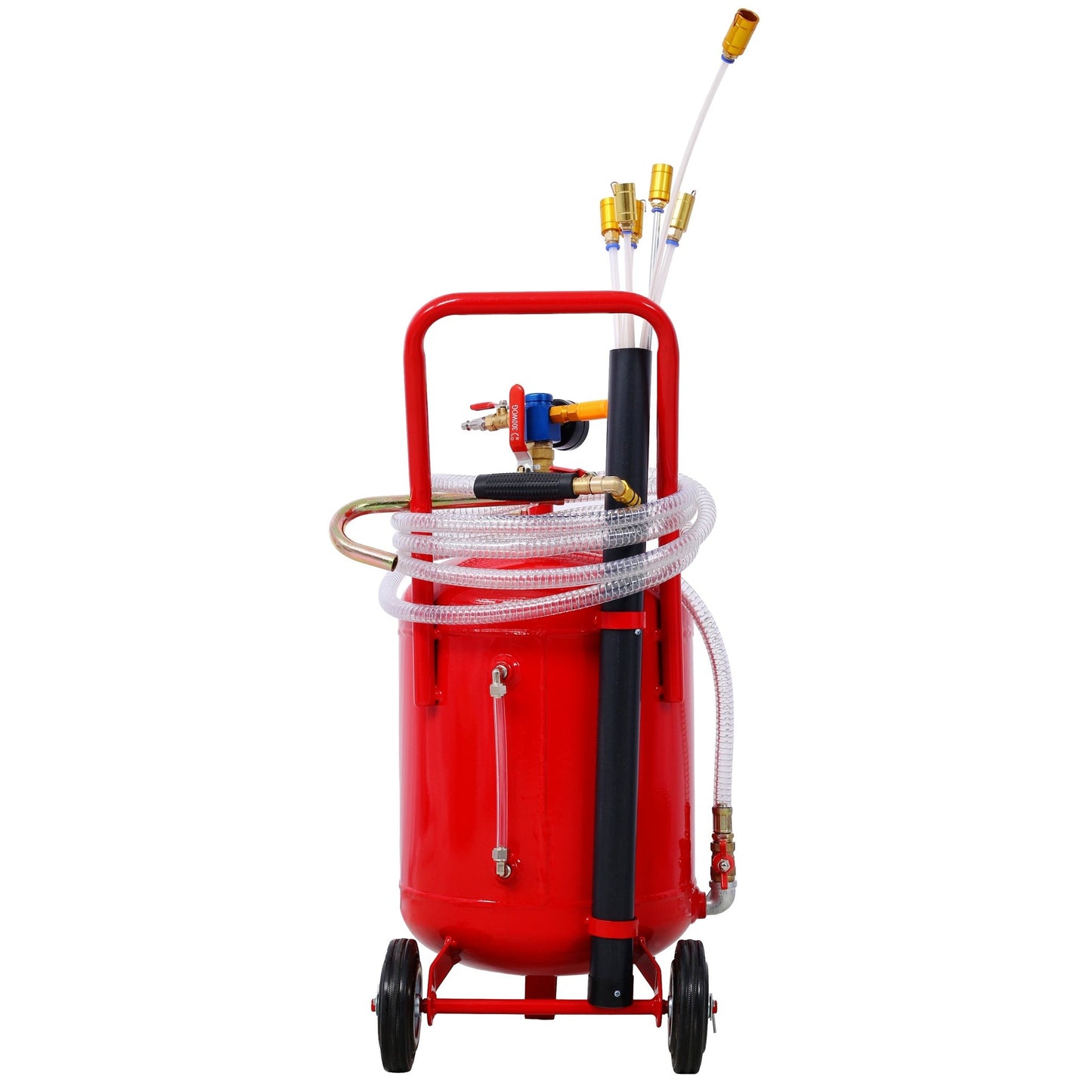 Oil Extractor, Portable Air Pneumatic Waste Oil Garage Extractor Drain Draine Tank Professional Fluid Evacuator, Portable, Integrated Level Gauge, Use with Oil, Transmission Fluid and Anti - F - 1st Choice Furniture Direct