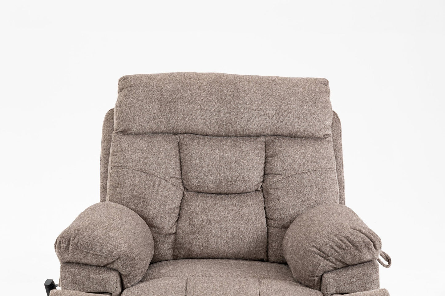 Old age electric lift chair, flat high density foam electric sofa, with heating and massage functions, can tilt to 180 degrees, 2 pocket cup holders, 2 remote controls, dual OKIN motors - 1st Choice Furniture Direct