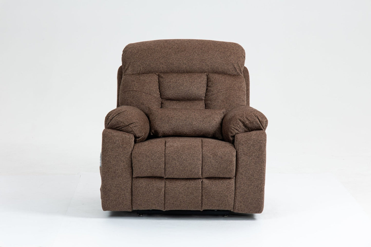 Old age electric lift chair, flat high density foam electric sofa, with heating and massage functions, can tilt to 180 degrees, 2 pocket cup holders, 2 remote controls, 4 OKIN motors - 1st Choice Furniture Direct