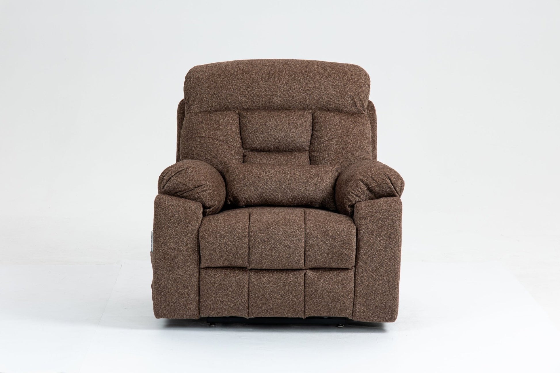 Old age electric lift chair, flat high density foam electric sofa, with heating and massage functions, can tilt to 180 degrees, 2 pocket cup holders, 2 remote controls, 4 OKIN motors - 1st Choice Furniture Direct