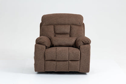 Old age electric lift chair, flat high density foam electric sofa, with heating and massage functions, can tilt to 180 degrees, 2 pocket cup holders, 2 remote controls, 4 OKIN motors - 1st Choice Furniture Direct