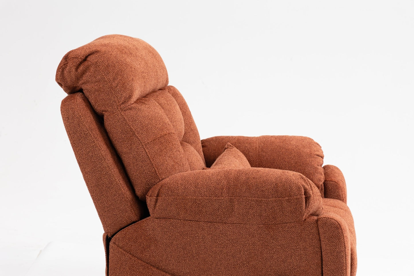 Old age electric lift chair, flat high density foam electric sofa, with heating and massage functions, can tilt to 180 degrees, 2 pocket cup holders, 2 remote controls, 4 OKIN motors - 1st Choice Furniture Direct