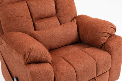 Old age electric lift chair, flat high density foam electric sofa, with heating and massage functions, can tilt to 180 degrees, 2 pocket cup holders, 2 remote controls, 4 OKIN motors - 1st Choice Furniture Direct