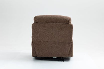 Old age electric lift chair, flat high density foam electric sofa, with heating and massage functions, can tilt to 180 degrees, 2 pocket cup holders, 2 remote controls, 4 OKIN motors - 1st Choice Furniture Direct